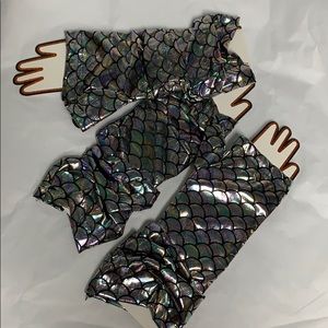 5/$30!MIX&MATCH! Mermaid /Dragon Fingerless GLOVES